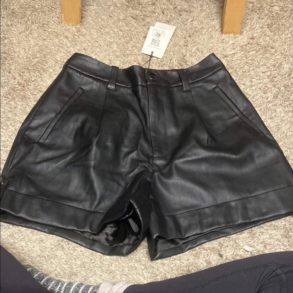 Ted Baker Black High Waist Shorts